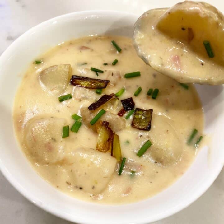 Instant Pot Potato Leek Soup