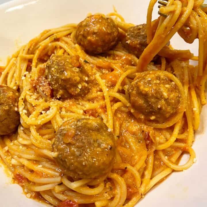 Instant Pot Best Spaghetti Meatballs