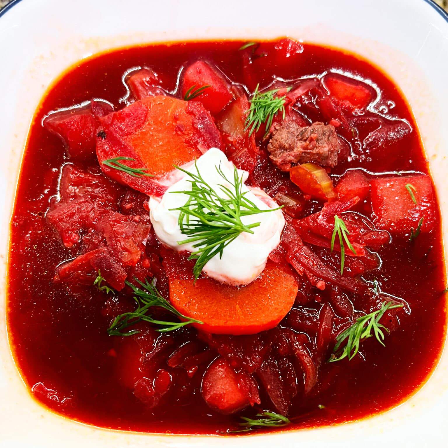 Instant Pot Borscht Pressure Luck Cooking