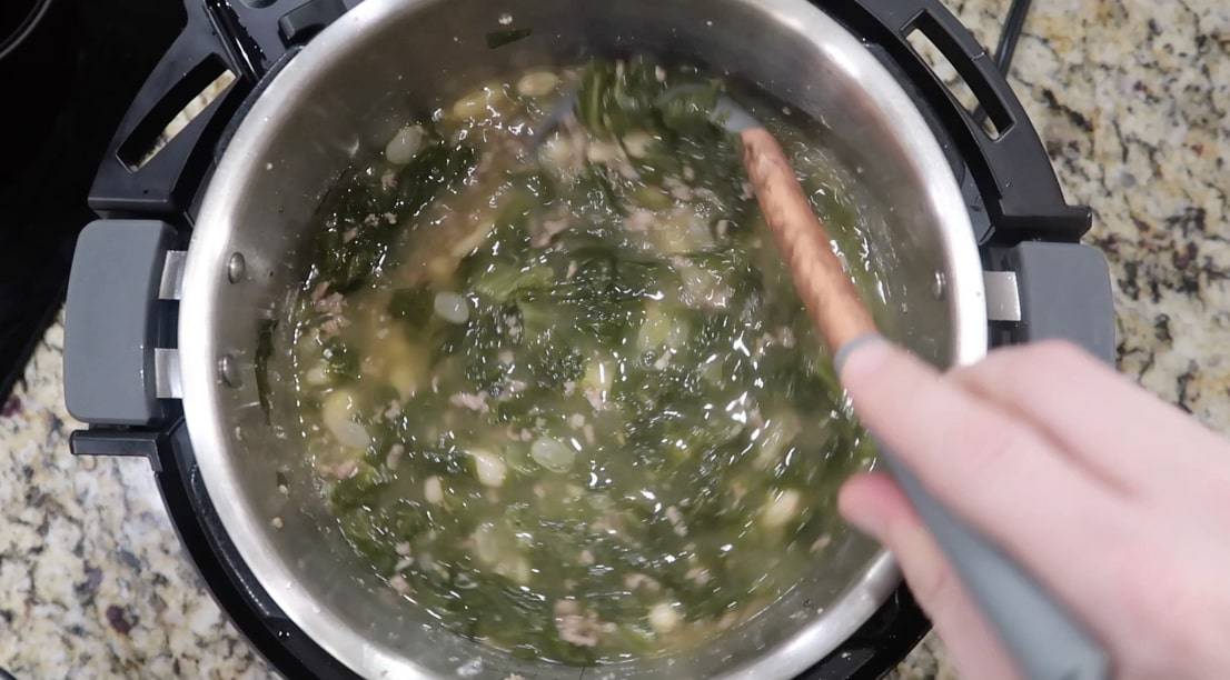 Instant Pot Bean & Escarole Soup Pressure Luck Cooking