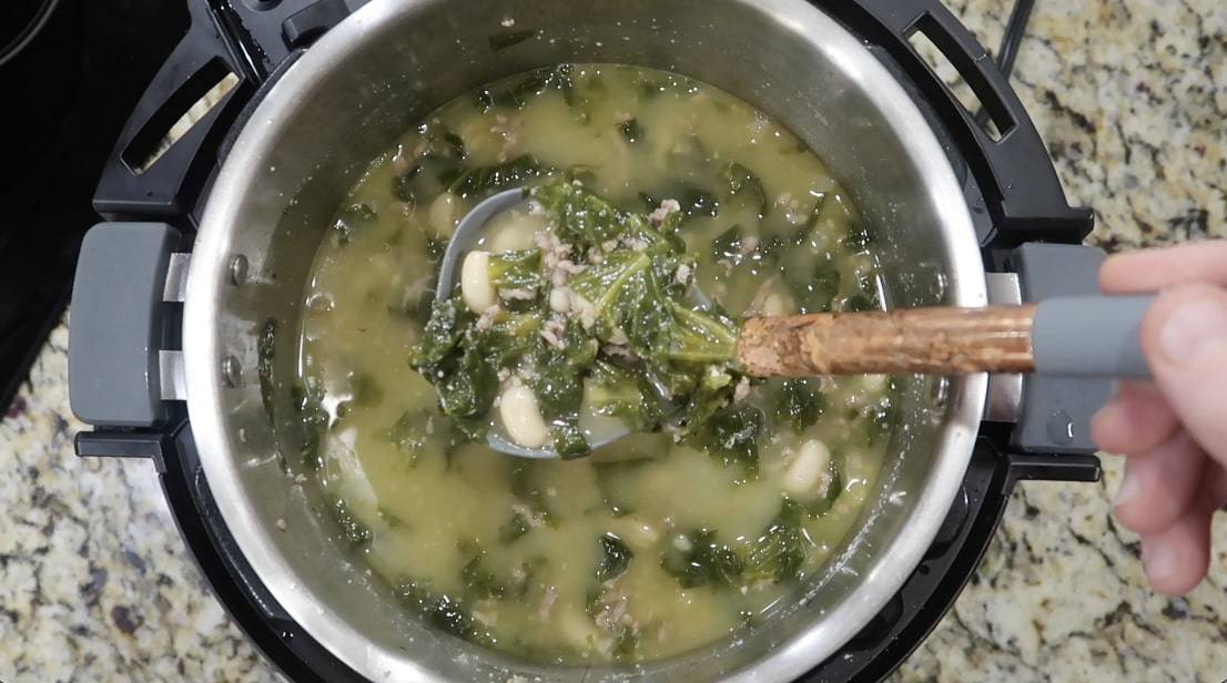 Instant Pot Bean & Escarole Soup Pressure Luck Cooking