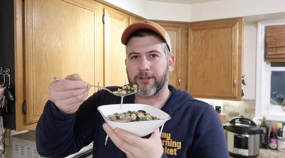 Instant Pot Bean & Escarole Soup Pressure Luck Cooking