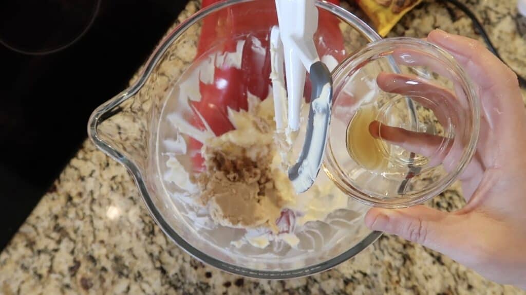 Adding maple syrup