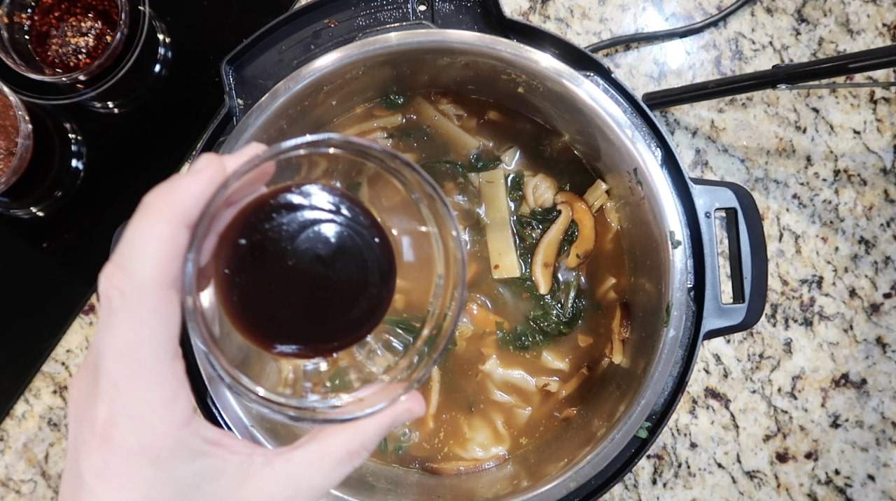 Instant Pot Spicy Dumpling Soup Pressure Luck Cooking