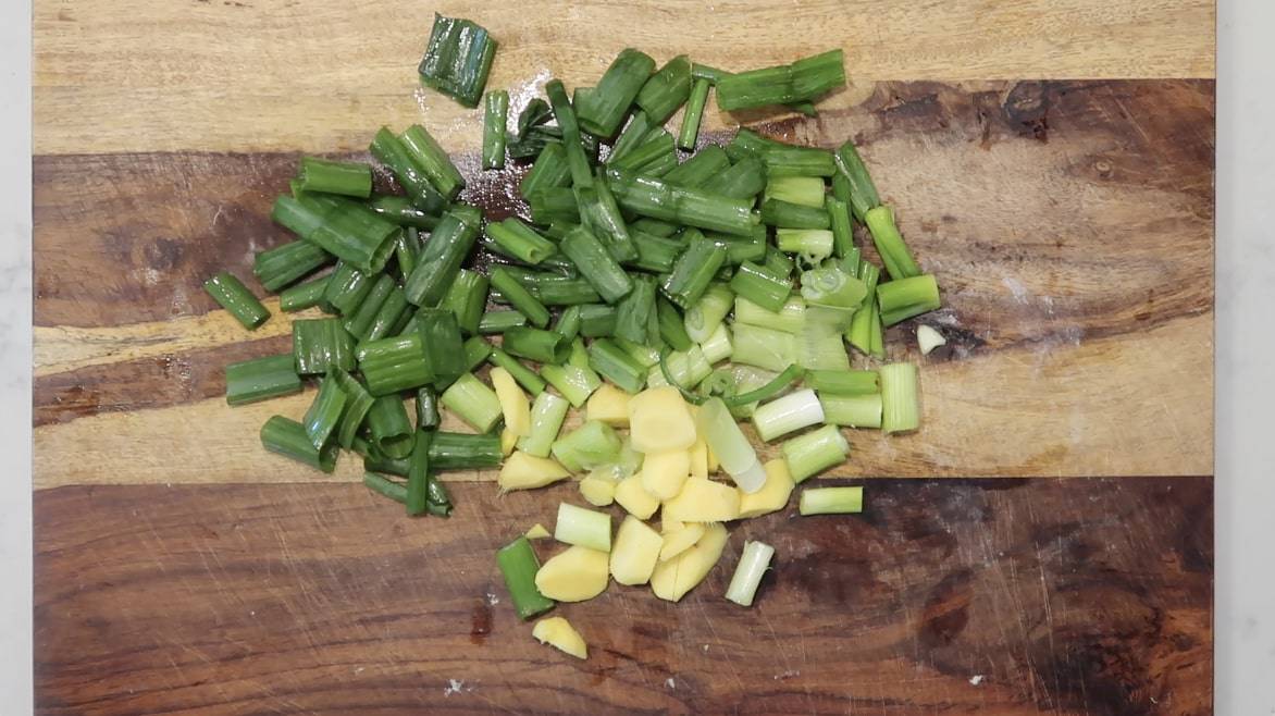 Instant Pot Ginger-Scallion Chicken & Rice - Pressure Luck Cooking