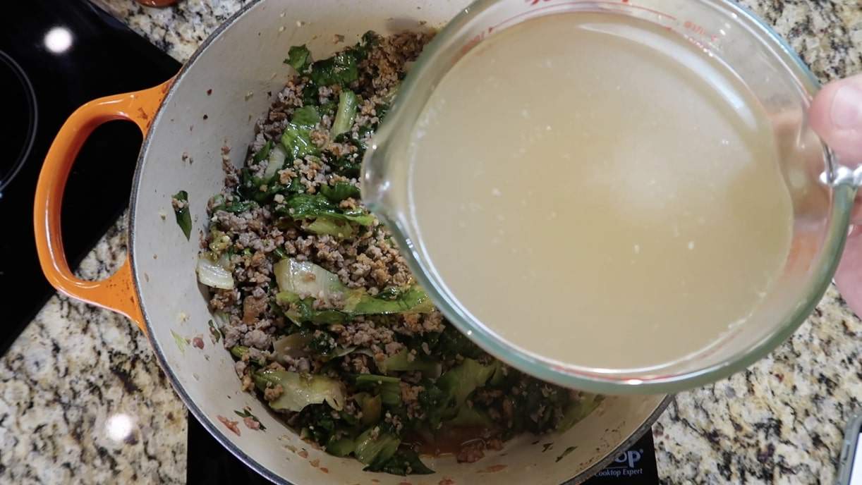 One Pot Sausage, Bean, & Escarole Pasta Pressure Luck Cooking